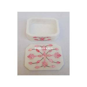 Caja de Joyería Hecha a Mano de Alta Calidad con Incrustaciones Blancas y Diseño de Mapa de Malaquita, la Más Exclusiva y Elegante para Decoración del Hogar - Product Image 6