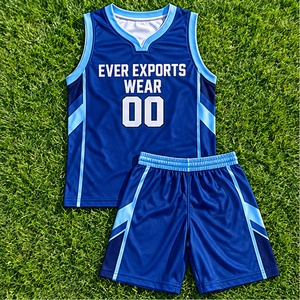 Conjunto de Uniforme de Baloncesto Personalizado Azul Rey con Panel Lateral Azul Cielo, Jersey y Pantalones Cortos con Estampado Personalizado para Equipos de Baloncesto - Product Image 1