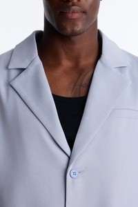 Blazer Entallado de Primera Calidad para Hombre, Chaqueta de Traje Informal de Negocios con Cierre de un Botón - Product Image 3