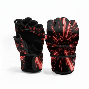 Guantes de Sparring Transpirables de Piel Genuina para Protección de Manos en MMA, Artes Marciales y Kickboxing, con Diseño de Logotipo Personalizado - Product Image 3