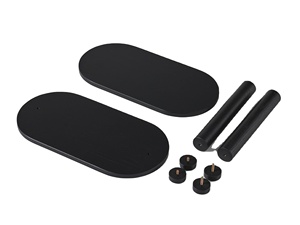 Wholesale Customized Good Quality Bed Bedroom Side <b>Table</b> for Living Room <b>Black</b> Coloured Oval Shape Bed Side <b>Table</b> - Product Image 2