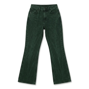 Jeans en denim délavé pour femmes en gros, jeans en denim à ourlet brut pour femmes, jeans pour marques de distributeurs privés - Product Image 5