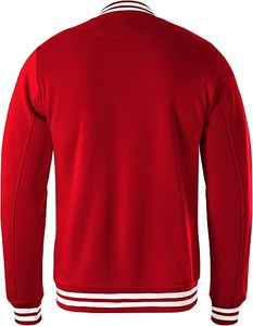 Blousons universitaires d'hiver OEM personnalisés en gros, respirants, grandes tailles, col montant, logo frontal, style sportif - Product Image 6