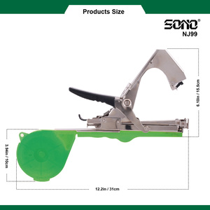 SONO NJ99 OEM Industrial Grade Carbon Steel Vine & Plant Tying Tapetool (340mm) for 604C/604EL <b>Pins</b> with Small Plastic Case - Product Image 4