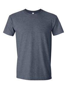 Camiseta Heather para Hombre, Manga Corta, Cuello Redondo, Mezcla de Algodón, Estilo Casual Urbano, Logotipo Personalizado, 320gsm, Transpirable - Product Image 4