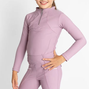 Chemise de base pour enfant, élégante et confortable, pour l'équitation, en tissu extensible doux, de haute qualité. - Product Image 1