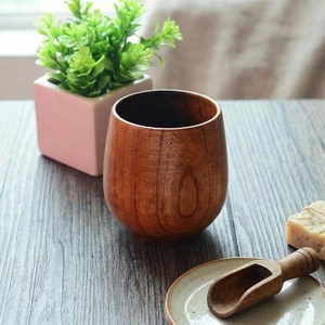 Premium Wooden Mug Eco-Friendly <b>Reusable</b> <b>Cup</b> Traditional Handcrafted Wooden Tea <b>Cup</b> - Product Image 6