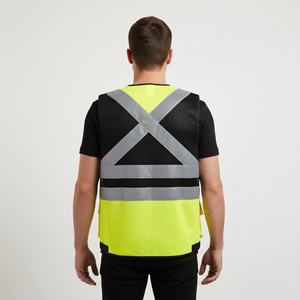 Chaleco de Seguridad Reflectante OEM, Clase 1 ANSI, Impermeable, con Luz LED Intermitente, Alta Visibilidad, Bolsillos Delanteros de Malla, Personalizable para Hombre - Product Image 2