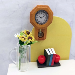 Miniatura 1:6 botella de vidrio transparente y hervidor de agua muebles juguetes para decoración de casa de muñecas marca artesanal asiática - Product Image 5