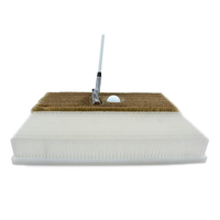 Tapis d'entraînement de golf pour simulateur, pour le putting, le chipping en bunker et le putting sur sable