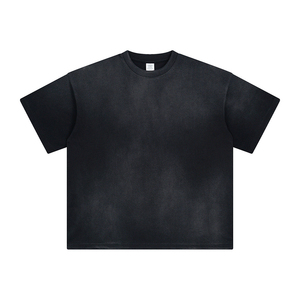 เสื้อยืดพิมพ์ลายสไตล์วินเทจสำหรับผู้ชายและผู้หญิง  ผ้าสโตนวอช  โลโก้แบบกำหนดเอง  ลายพิมพ์แบบดิสเทรส  โลโก้ด้านหน้า  เหมาะสำหรับกิจกรรมกลางแจ้ง - Product Image 5