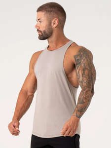 เสื้อกล้ามผู้ชายสีพื้นแห้งเร็วระบายอากาศได้ดี - Product Image 3