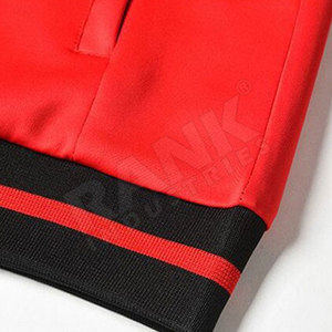 Top Sale Custom Windbreaker Wholesale Tracksuits for Men Zip-Up Two-Piece Cotton Winter Fleece Lining High Street Style Outdoor - Product Image 4