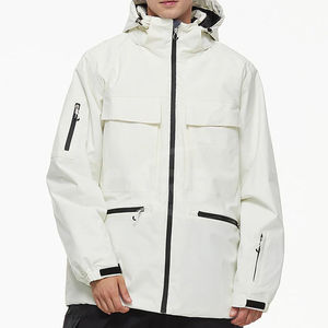 Veste de sport d'extérieur unisexe toutes saisons de qualité supérieure, tissu enduit imperméable, veste de ski respirante coupe-vent - Product Image 4