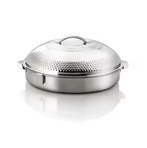 Olla de Metal de Primera Calidad, Diseño Moderno, Cazuela Aislada, Estilo Elegante, Calentador de Alimentos para Cocina y Comedor, Tazón para Servir - Product Image 5
