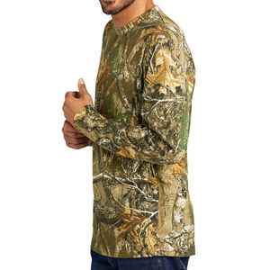 เสื้อยืดลายพรางระบายอากาศสำหรับล่าสัตว์ในฤดูร้อน เสื้อยืดแขนยาวสำหรับผู้ชายสำหรับกิจกรรมกลางแจ้ง - Product Image 2