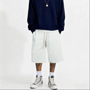 Short de sport d'été vintage délavé à l'acide, coupe courte, séchage rapide, effet usé - Product Image 1