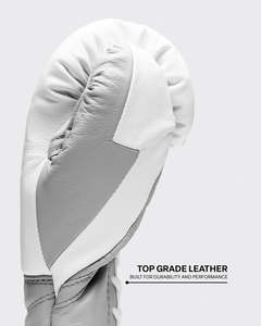 Gants de boxe Fly en cuir véritable de qualité supérieure, vente en gros, à lacets, professionnels pour le kickboxing, équipement d'entraînement de boxe Fly Pro - Product Image 2