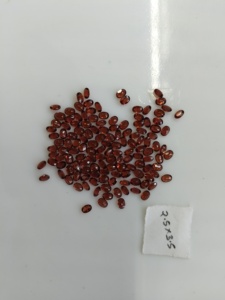 Granat rouge naturel 3,5x2,5 mm, taille ovale, meilleure qualité, pierre précieuse en vrac pour la fabrication de bijoux - Product Image 5