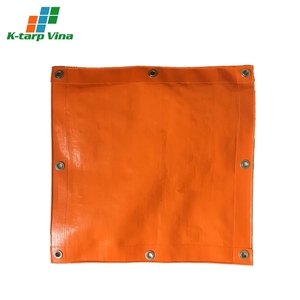 Lona de PE resistente de alta calidad 160gr/m2 170gr/m2 Color naranja personalizado profesional mejor corte de fabricante de Vietnam - Product Image 1
