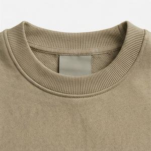 Sudadera con Capucha Oversize de Algodón Liso Teñido y Bordado, Servicio OEM de Impresión DIY, Sudadera Suave de Alta Calidad, Color Personalizado - Product Image 4