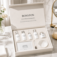 Fournisseur de boîtes rigides de luxe personnalisées à couvercle rabattable magnétique en forme de livre, boîte en papier, coffret cadeau haut de gamme pour cosmétiques, emballage avec éponge