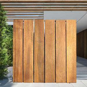 Tuile contemporaine antidérapante imperméable et écologique de terrasse en bois d'acacia PVC solide pour le jardin, intérieur/extérieur, installation par clic pour le patio - Product Image 5