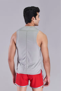 Débardeur en tricot gaufré personnalisé pour homme, coupe ample texturée, style streetwear décontracté, vente en gros directe du fabricant - Product Image 5