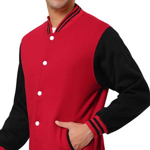 Men's High Quality Wool Varsity <b>Jacket</b> Geometric <b>Waterproof</b> Hooded Fashionable <b>Winter</b> Collection Stand Collar Canvas Wholesale - Product Image 6