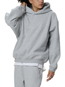 Custom Heavyweight Boxy Fleece Hoodie | Oversized Unisex Cotton Pullover | OEM Private Label Streetwear Manufacturer - Product Image 4