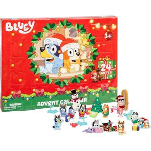 Calendrier de l'Avent de Noël 24 jours avec figurines miniatures, compte à rebours festif <span class=keywords><strong>Bingo</strong></span> et chaussettes Muffin - Product Image 1