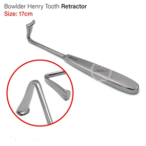 Henry New <b>Dental</b> Surgical Instruments Reusable Tooth Retractor Manual Examination <b>Equipment</b> Bowlder Lip-Cheek Tongue Feature - Product Image 5