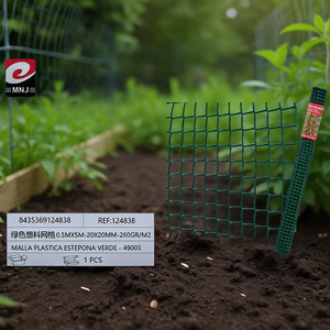 Filet en plastique vert 0,5x5m - 20x20mm - 260gr/m² 49003 MALLA PLASTICA ESTEPONA VERDE Filet de jardinage - Product Image 3