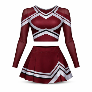 Uniformes de cheerleading par sublimation, directement de l'usine, pour la vente en gros - Options OEM personnalisées disponibles - Product Image 1