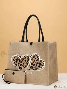 Custom Printed Round Jute Tote <b>Bag</b> Eco Friendly Promotional Handbag - Product Image 3