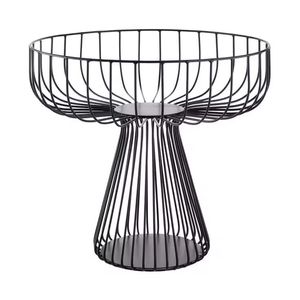 High Quality Vintage Luxury Metal Iron <b>Wire</b> Fruit <b>Basket</b> Eco-Friendly Customizable Color Size Space Saving for Kitchen Tabletop - Product Image 1