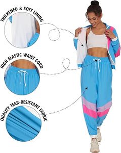 Conjunto Deportivo Oversize Estilo Streetwear para Mujer, Traje Retro Hip Hop, Chaqueta Cortavientos para Parejas - Product Image 6