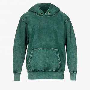 Sudadera con Capucha de Alta Calidad, 100% Algodón, Lavada con Ácido, Personalizada, con Estampado Lavado a la Piedra, Estilo Urbano - Product Image 6