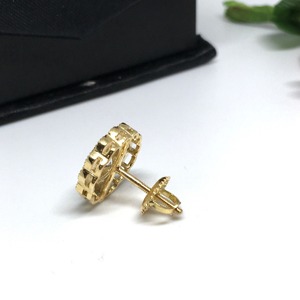 Pendientes de Diamantes de Corte Esmeralda de 1.70 Quilates con Forma Mixta y Diseño Geométrico Moderno de Lujo Chapados en Oro de 18K - Product Image 2
