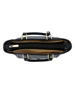 Sac fourre-tout à bandoulière en cuir véritable noir à motif animalier pour femme 2026, fermeture éclair, durable, haute qualité, grande capacité, usage quotidien - Product Image 2