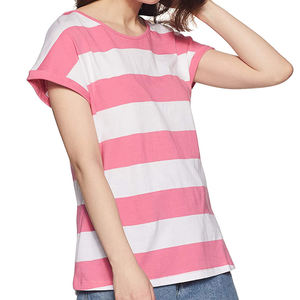 Camiseta de Felpa Extra Grande Ecológica para Mujer, Informal, Transpirable, para Hacer Ejercicio, 100% Algodón, Antiarrugas, de Secado Rápido, Personalizada - Product Image 5