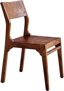 Silla de comedor moderna de madera maciza de alta calidad, madera de nogal con acabado natural, silla para el hogar y muebles de cafetería, mejor precio. - Product Image 6