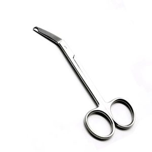 Ciseaux à pointe incurvée de haute qualité pour usage chirurgical, en acier inoxydable de qualité supérieure et instrument métallique de qualité. - Product Image 2
