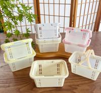 Panier de Rangement Portable Multifonctionnel pour Bureau – Organisateur Mignon et Personnalisable pour Étudiants, Idéal pour Chambre, Chargeurs, Rubans Adhésifs et Notes