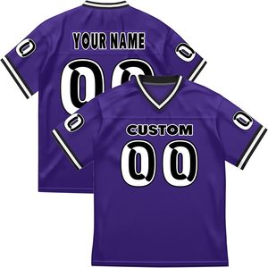 Fournisseur de maillots de football américain personnalisés, mélange de spandex, transfert thermique, respirant, nom du joueur personnalisé, vêtements OEM ODM Pro - Product Image 1
