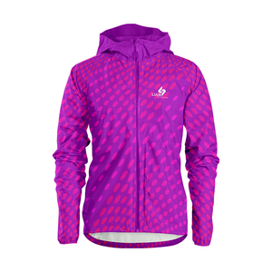 Veste coupe-vent légère pour le cyclisme et l'entraînement en plein air avec capuche pour collections de vêtements de sport personnalisés - Product Image 4