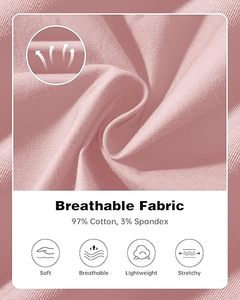 Golf <b>Shorts</b> Streetwear <b>Men</b> <b>Pink</b> Color <b>Chino</b> <b>Shorts</b> Slim Fit Mid Waist Elastic Waist Sportswear Breathable Quick Dry Eco-Friendly - Product Image 5