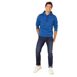 Sweat à capuche personnalisable en polaire épaisse et respirante pour homme - Vente en gros Automne Hiver Grandes Tailles - Product Image 1