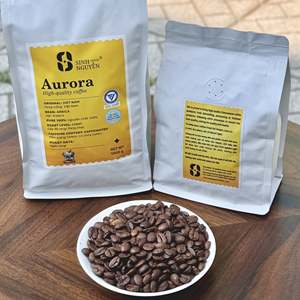 เมล็ดกาแฟอาราบิก้าคั่วแบบปรับได้บรรจุภัณฑ์ผลิตจากเวียดนามผลิตภัณฑ์สีเขียว - Product Image 3