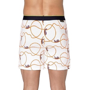Boxers pour hommes respirants et écologiques en Spandex/Coton, fabriqués directement en usine, taille haute, design personnalisé, impression numérique sans couture - Product Image 4